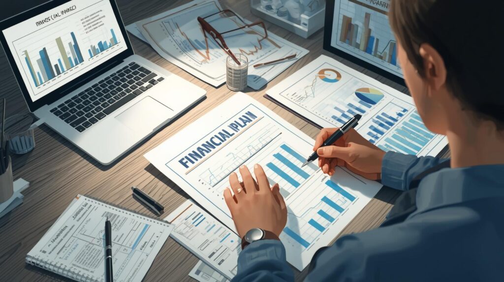 imagen de la creacion de un plan financiero